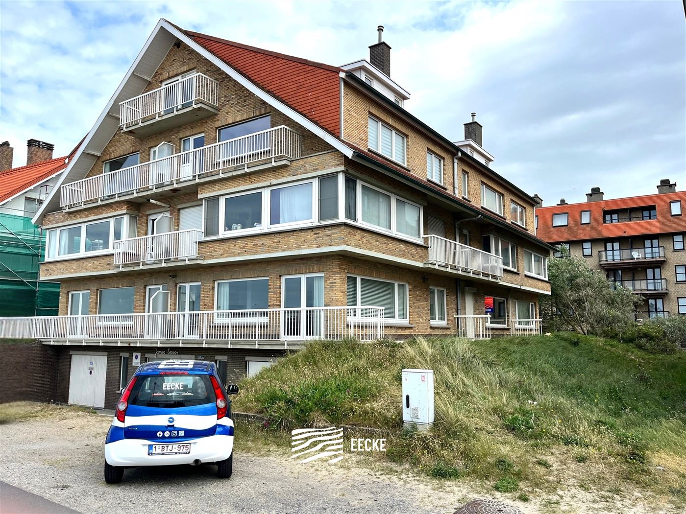 Res. James Ensor GV03 - Studio confortable avec vue latérale sur la mer - Situé au rez-de-chaussée à Groenendijk-Oostduinerke - Séjour - Cuisine ...