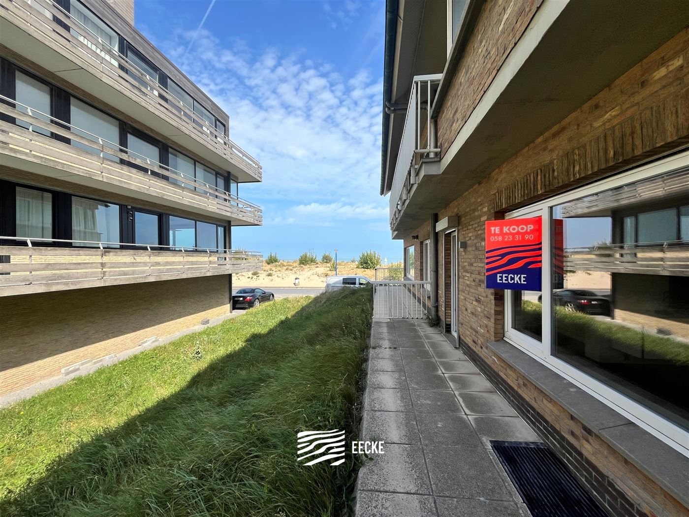 Res. James Ensor GV03 - Studio confortable avec vue latérale sur la mer - Situé au rez-de-chaussée à Groenendijk-Oostduinerke - Séjour - Cuisine ...