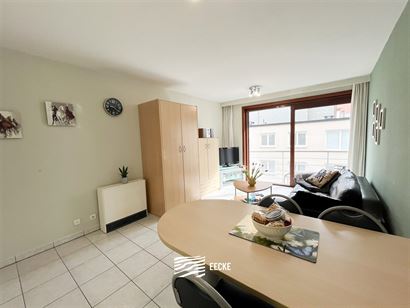 Res. Van Gogh 0204 - Studio met slaaphoek en zijdelings zeezicht - Uitstekend gelegen op de tweede verdieping in de Veurnestraat - Inkomhal - Badkamer...