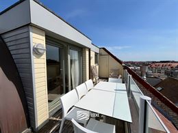 Res. Catamaran 0801 - Uitzonderlijk dakappartement met drie slaapkamers - Prachtig zicht op zee en het Leopoldplein van op de achtste verdieping - Ink...