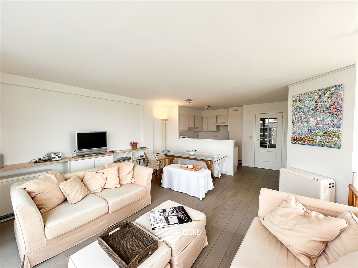 Res. Catamaran 0801 - Uitzonderlijk dakappartement met drie slaapkamers - Prachtig zicht op zee en het Leopoldplein van op de achtste verdieping - Ink...