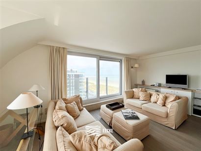 Res. Catamaran 0801 - Uitzonderlijk dakappartement met drie slaapkamers - Prachtig zicht op zee en het Leopoldplein van op de achtste verdieping - Ink...