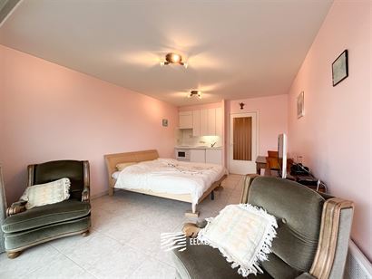 Res. Casino A 0402 - Studio confortable avec coin couchage - Exposition sud dans la rue commerçante au quatrième étage - Hall d'entrée avec coin c...