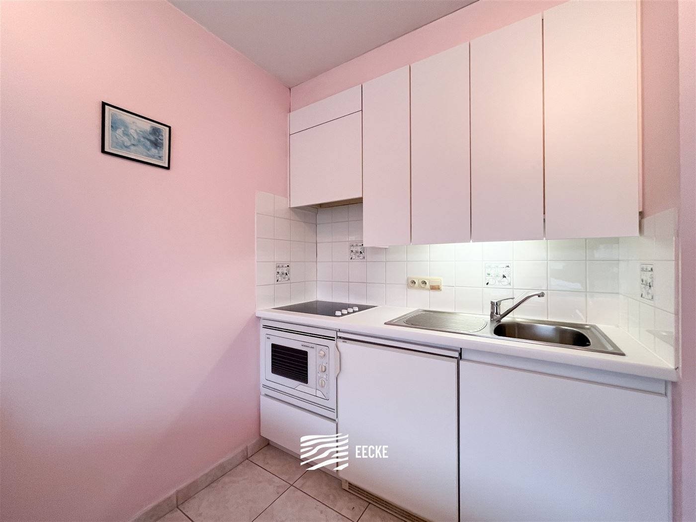 Res. Casino A 0402 - Studio confortable avec coin couchage - Exposition sud dans la rue commerçante au quatrième étage - Hall d'entrée avec coin c...