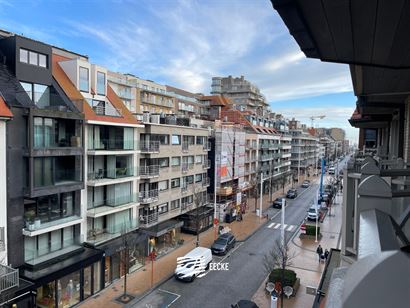 TE HUUR OP JAARBASIS - gemeubeld - studio met slaaphoek - ingerichte keuken - 1 badkamer - klein terras vooraan - lift - 50 euro provisie syndickosten...