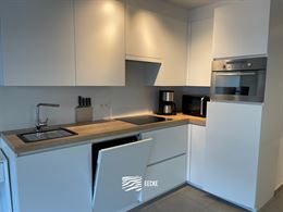 TE HUUR OP JAARBASIS - gemeubeld - studio met slaaphoek - ingerichte keuken - 1 badkamer - klein terras vooraan - lift - 50 euro provisie syndickosten...