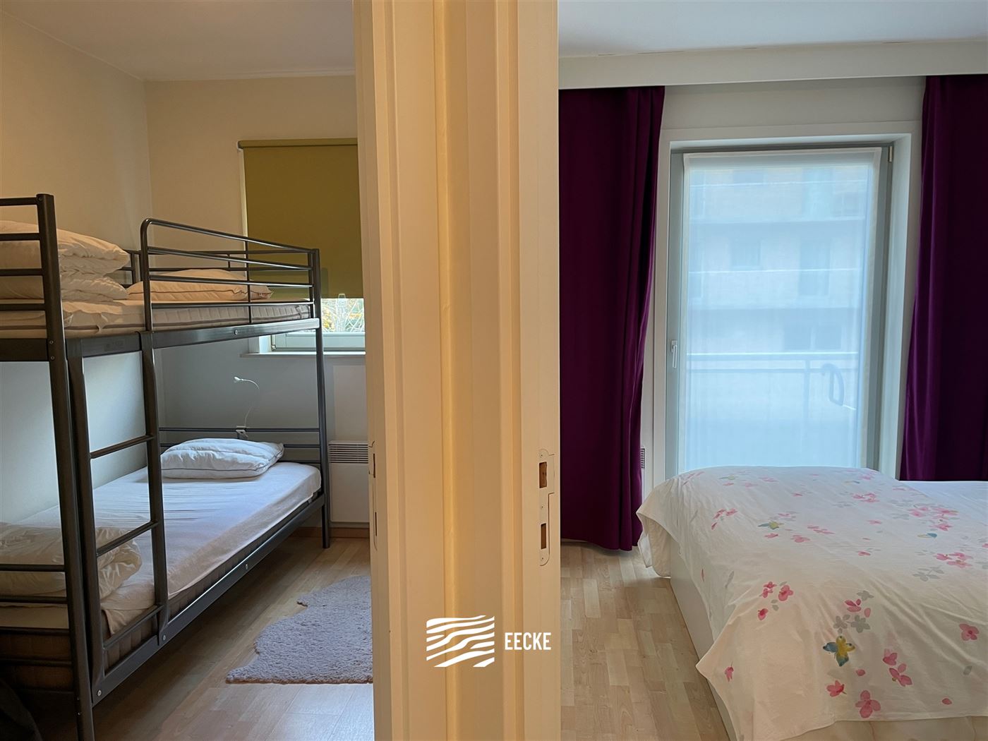 TE HUUR OP JAARBASIS - Zonnekant met terras - Open zicht op villawijk - woonkamer met open keuken - badkamer met douche - 1 slaapkamer met 1x2 bed - 1...