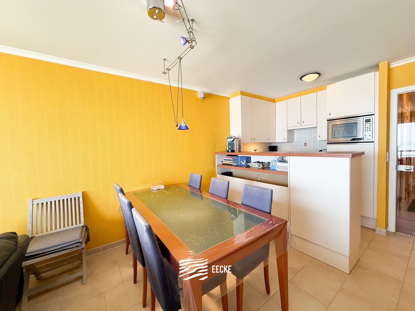Res. Casino C 0801 - Appartement confortable avec deux chambres à coucher - Vue frontale sur la mer depuis le huitième étage - Entrée avec toilett...