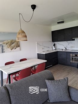 TE HUUR OP JAARBASIS - Prachtig vernieuwde studio met zonneterras - Zicht op het Mauritspark en de IJzermonding - Woonkamer met ingerichte keuken - Sl...