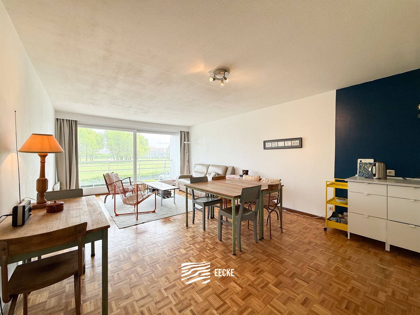 Res. Nautilus A 0101 - Gezellig appartement met slaapkamer en slaaphoek - Prachtig zicht op het Maritiem Park van op de eerste verdieping, toegang tot...