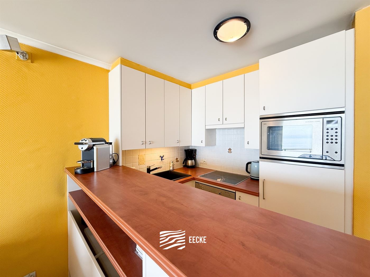 Res. Casino C 0801 - Appartement confortable avec deux chambres à coucher - Vue frontale sur la mer depuis le huitième étage - Entrée avec toilett...
