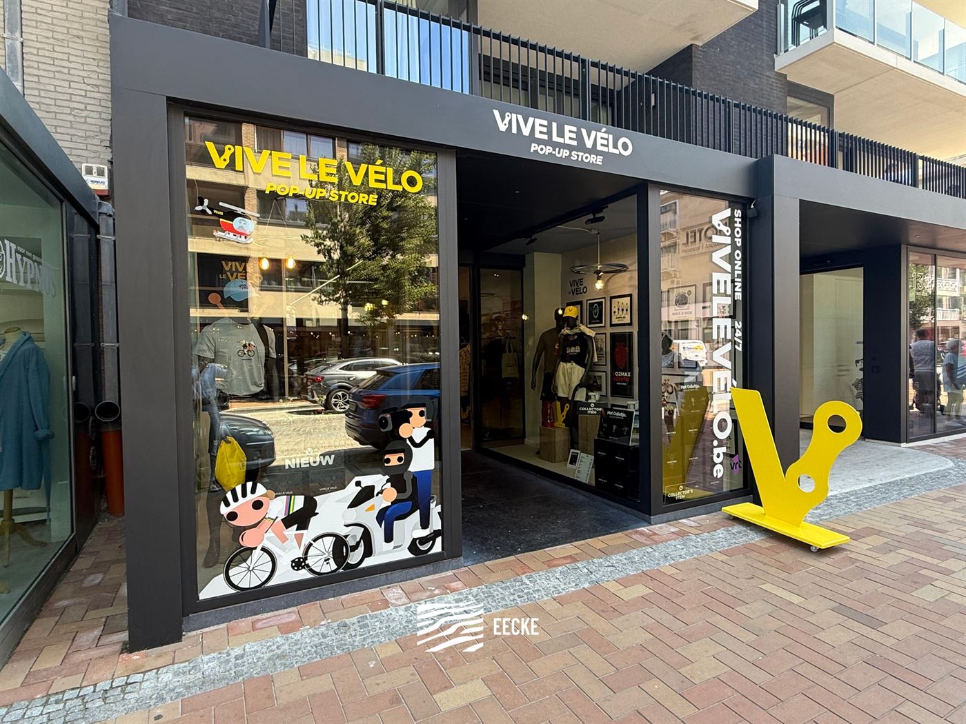Res. Falstaff GV01 - Handelspand op centrale ligging in de winkelstraat van Nieuwpoort-Bad - Gelijkvloerse oppervlakte van ca. 86 m², met gevelbreedt...