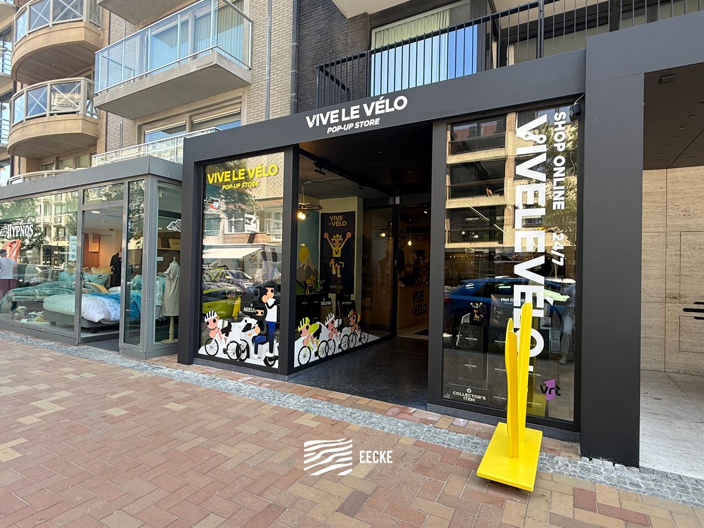 Res. Falstaff GV01 - Handelspand op centrale ligging in de winkelstraat van Nieuwpoort-Bad - Gelijkvloerse oppervlakte van ca. 86 m², met gevelbreedt...