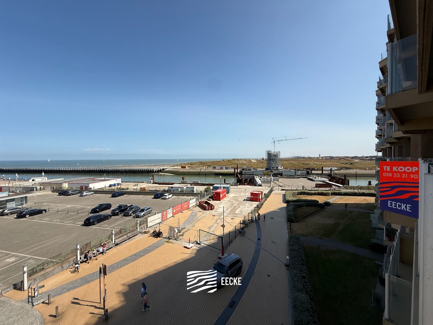 Res. Den Oever I 0404 - Fantastisch hoekappartement met drie slaapkamers - Gelegen op de vierde verdieping, met open zicht op de havengeul en zee!  - ...