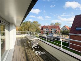 Res. Delvaux B 0204 - Zonnig hoekappartement met twee volwaardige slaapkamers - Gelegen in een kleine residentie - Inkom met gastentoilet en vestiaire...