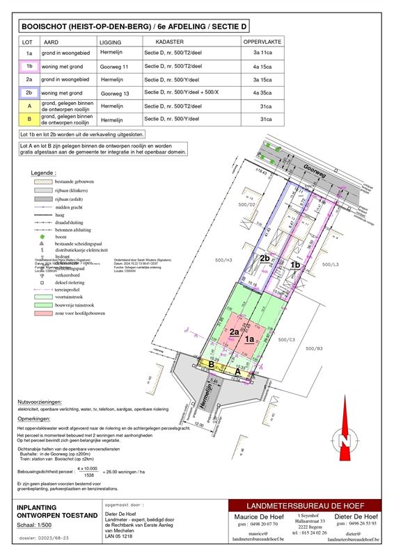 Foto 2 : Bouwgrond te 2221 BOOISCHOT (België) - Prijs € 129.000