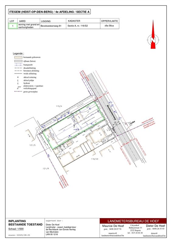 Foto 2 : Grond te 2222 ITEGEM (België) - Prijs € 235.000