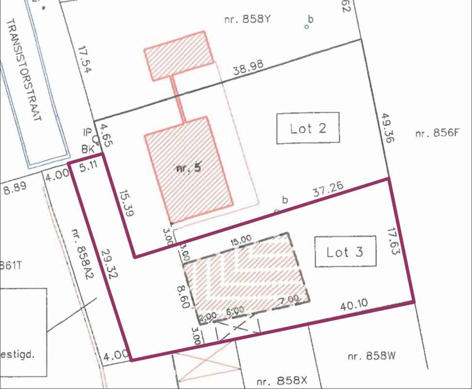 Foto 2 : Bouwgrond te 3930 HAMONT (België) - Prijs € 165.000