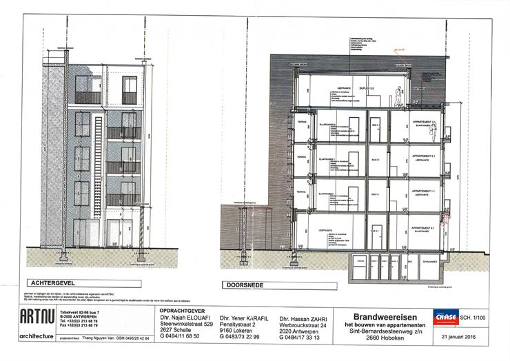 Foto 7 : Bouwgrond te 2660 HOBOKEN (België) - Prijs € 225.000