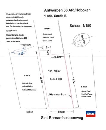 Foto 5 : Bouwgrond te 2660 HOBOKEN (België) - Prijs € 225.000