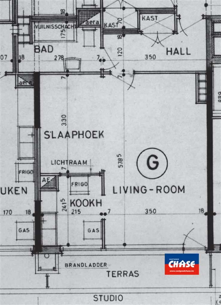 Foto 12 : Studio(s) te 2660 ANTWERPEN (België) - Prijs &euro; 124.000