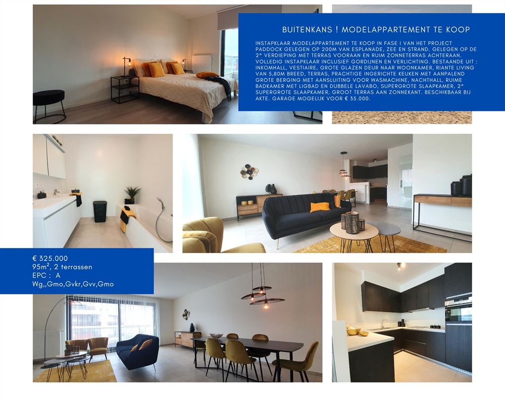 Foto 2 : Appartement te 8660 DE PANNE (België) - Prijs € 325.000