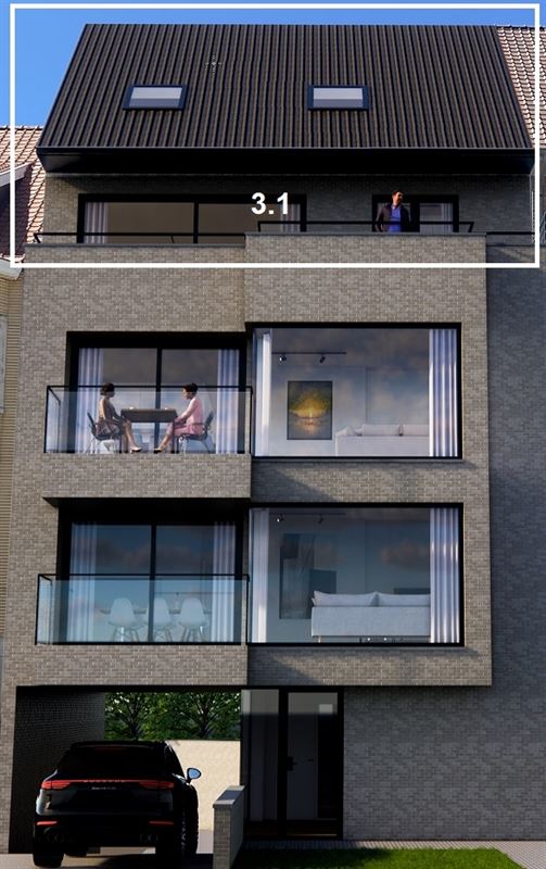 Foto 3 : Appartement te 8670 KOKSIJDE (België) - Prijs € 550.000