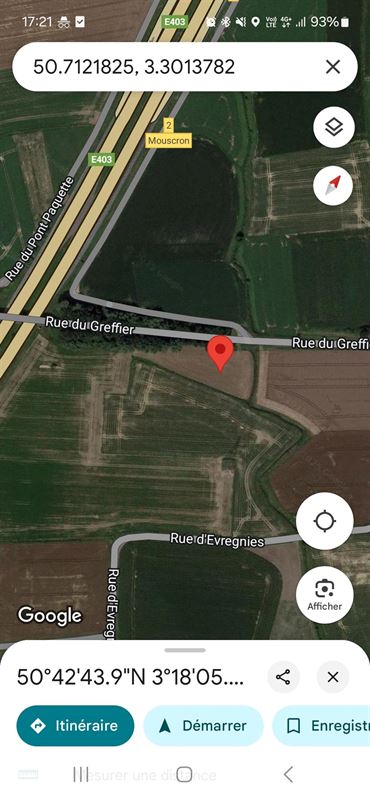 Image 7 : Terrain à 7730 EVREGNIES (Belgique) - Prix 22.500 €