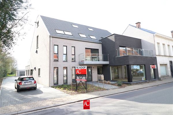 Gelijkvloers app. met mooi perceel tuin, 2 slpks en riante woonkamer. Gunstig gelegen te Nieuwkerken-Waas.