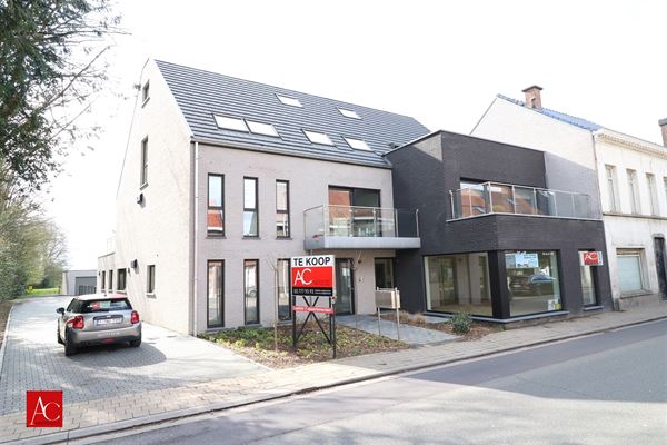 Gelijkvloers app. met mooi perceel tuin, 2 slpks en riante woonkamer. Gunstig gelegen te Nieuwkerken-Waas.