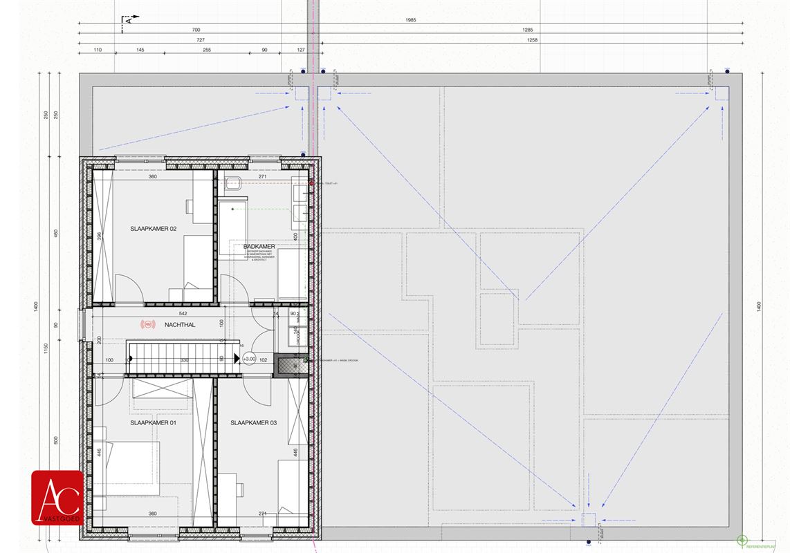 Nieuwbouwwoning met grote tuin