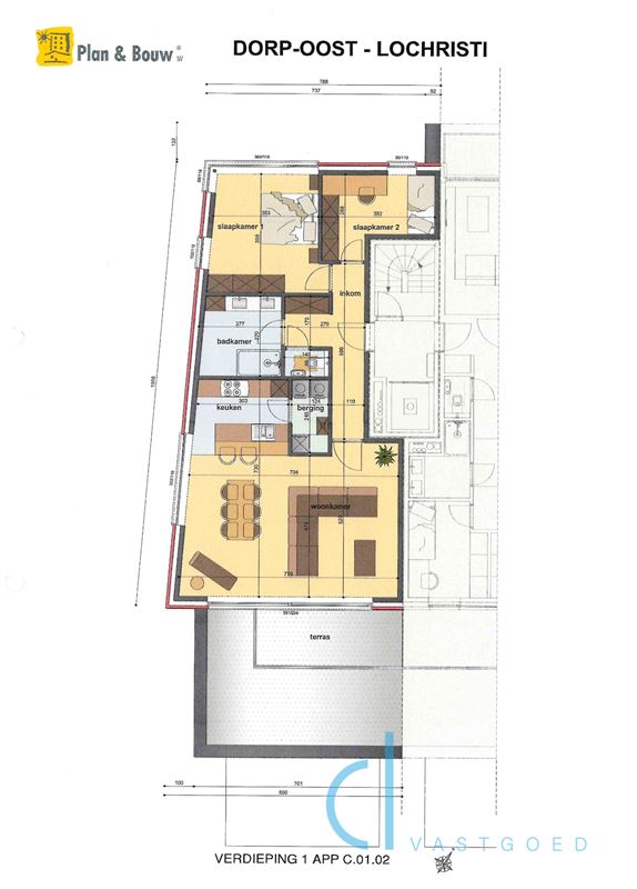 Foto 13 : Appartement te 9080 Lochristi (België) - Prijs &euro; 1.150