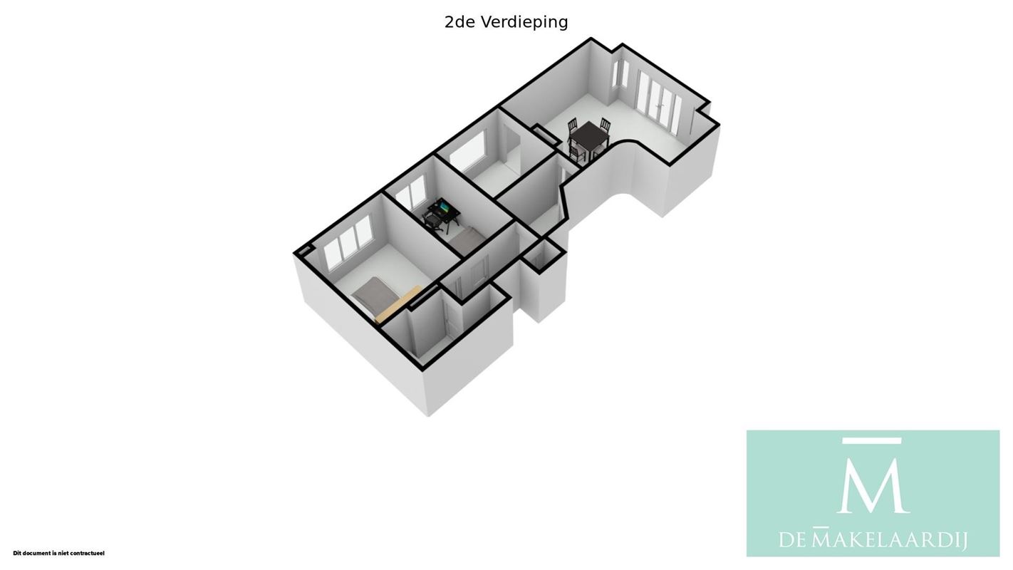 Foto 15 : Appartement te 2800 MECHELEN (België) - Prijs € 215.000