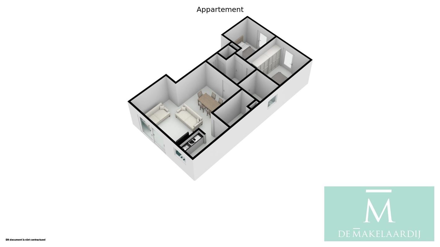 Foto 19 : Appartement te 2580 PEULIS (België) - Prijs € 275.000