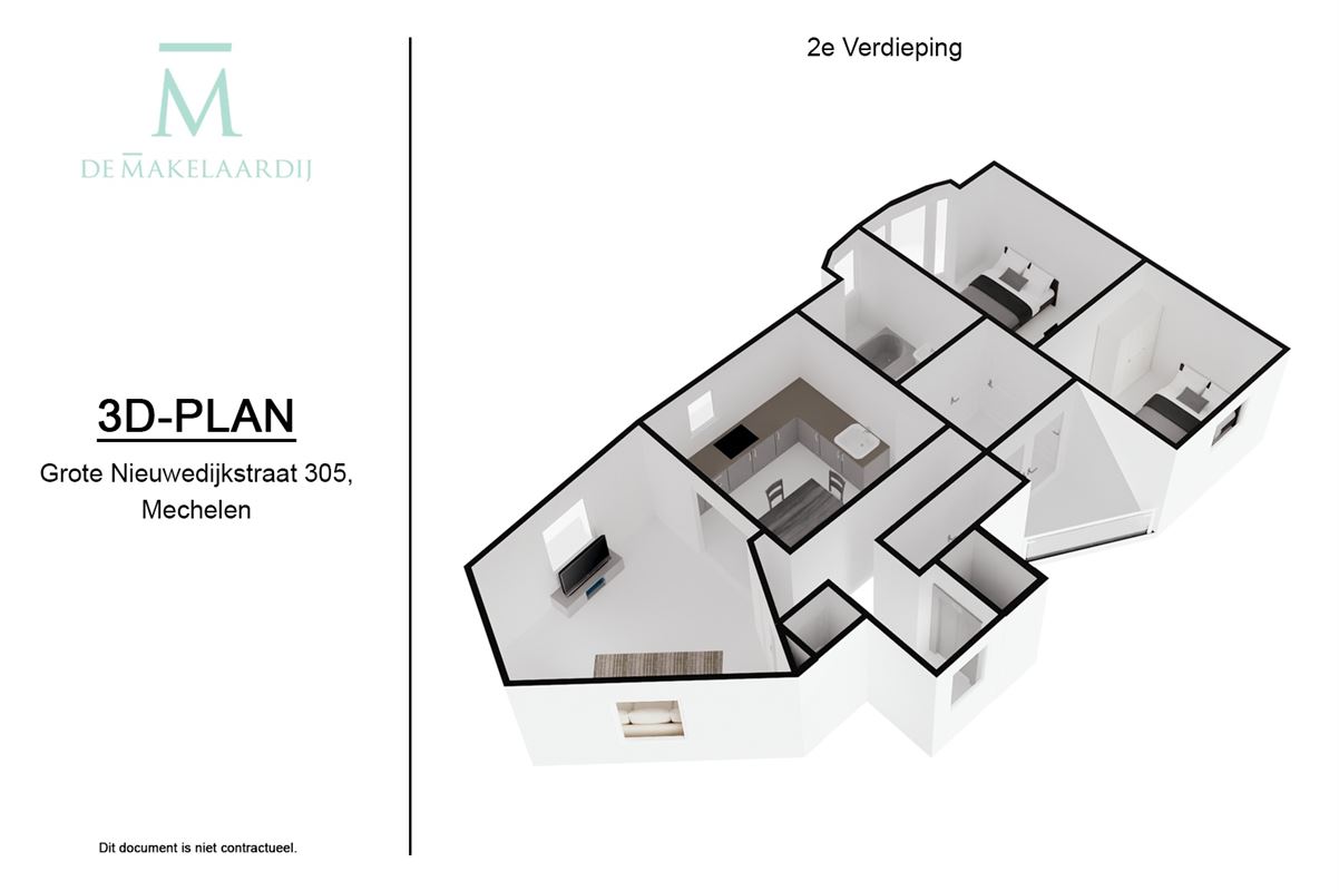 Foto 40 : Appartementsgebouw te 2800 MECHELEN (België) - Prijs € 535.000