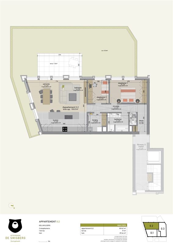 Foto 1 : Appartement te 2500 KONINGSHOOIKT (België) - Prijs € 390.000
