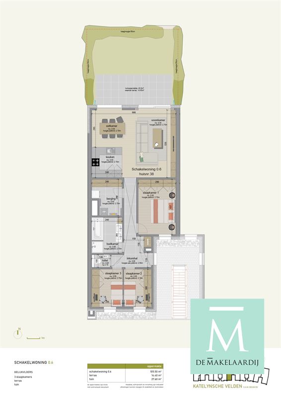 Foto 5 : Appartement te 2860 SINT-KATELIJNE-WAVER (België) - Prijs € 1.350