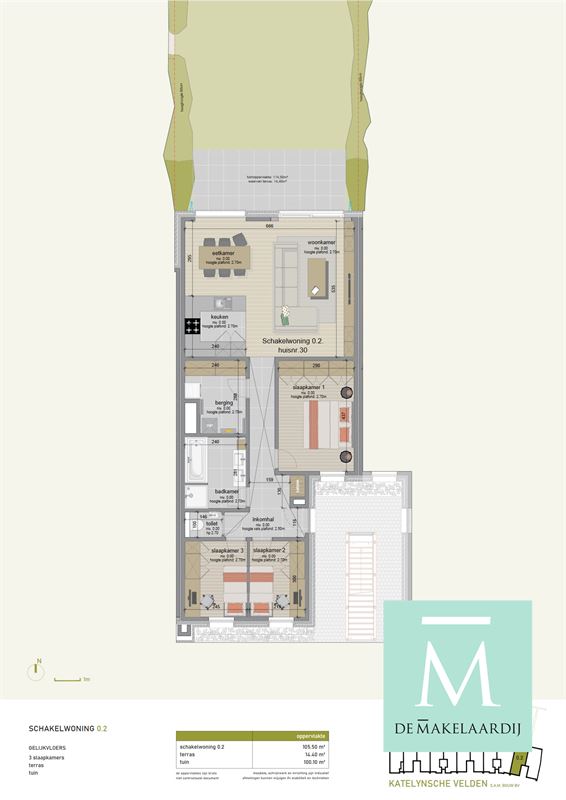 Foto 5 : Appartement te 2860 SINT-KATELIJNE-WAVER (België) - Prijs € 1.350