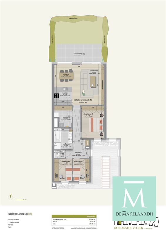 Foto 1 : Appartement te 2860 SINT-KATELIJNE-WAVER (België) - Prijs € 1.350