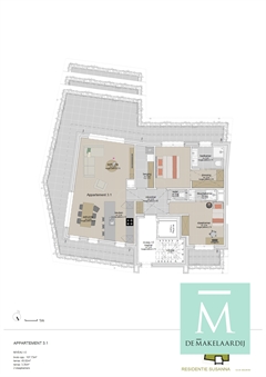 Foto 8 : Nieuwbouw Residentie Susanna te SINT-KATELIJNE-WAVER (2860) - Prijs Van &euro; 345.000 tot &euro; 550.000