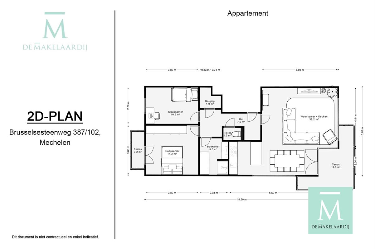 Foto 21 : Appartement te 2800 MECHELEN (België) - Prijs &euro; 350.000