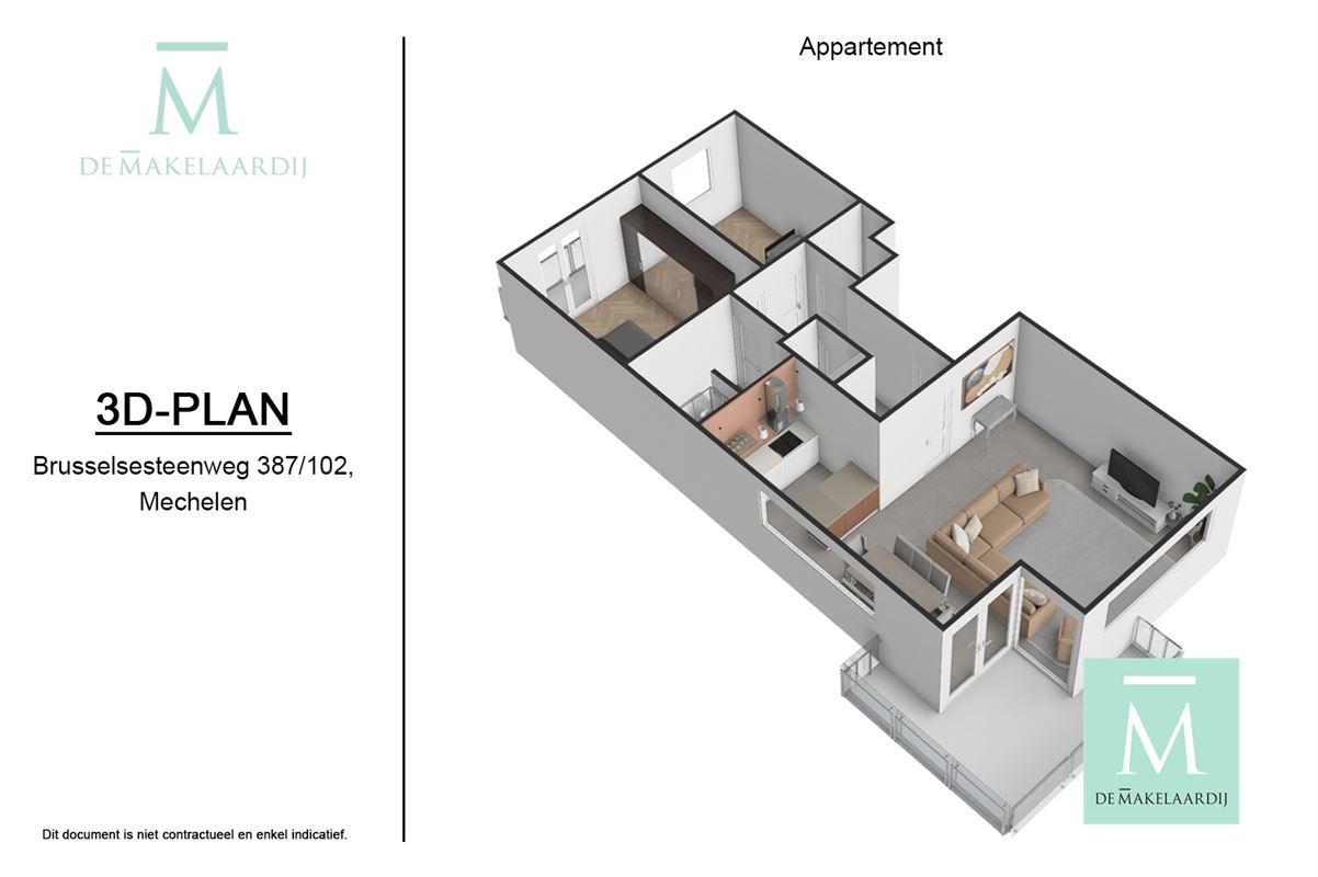 Foto 22 : Appartement te 2800 MECHELEN (België) - Prijs &euro; 350.000