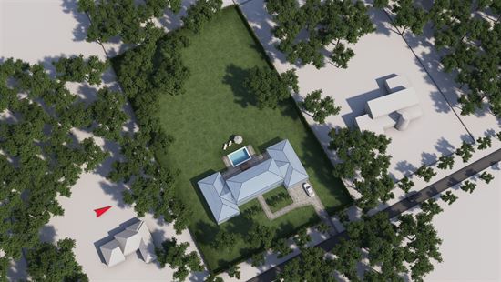 Unieke bouwgrond op 4350m² met een straatbreedte van 49m