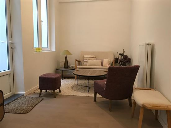 Tof gelijkvloers appartement met stadskoer