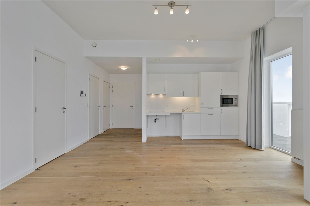 Hoekappartement met skyline over Antwerpen