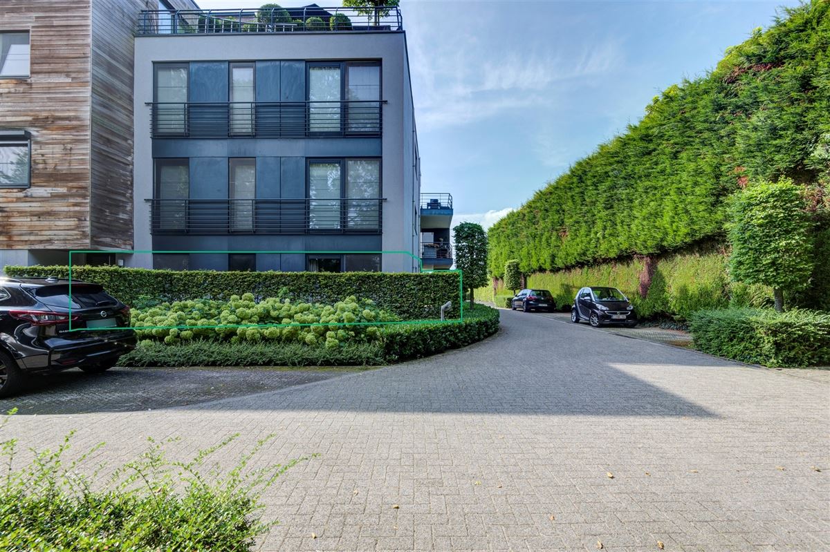 Gelijkvloers appartement met een gezellig terras.