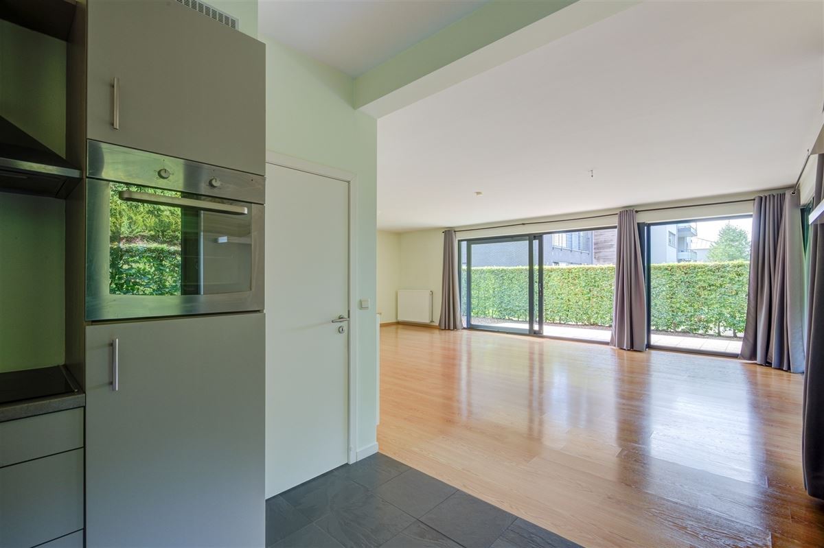 Gelijkvloers appartement met een gezellig terras.