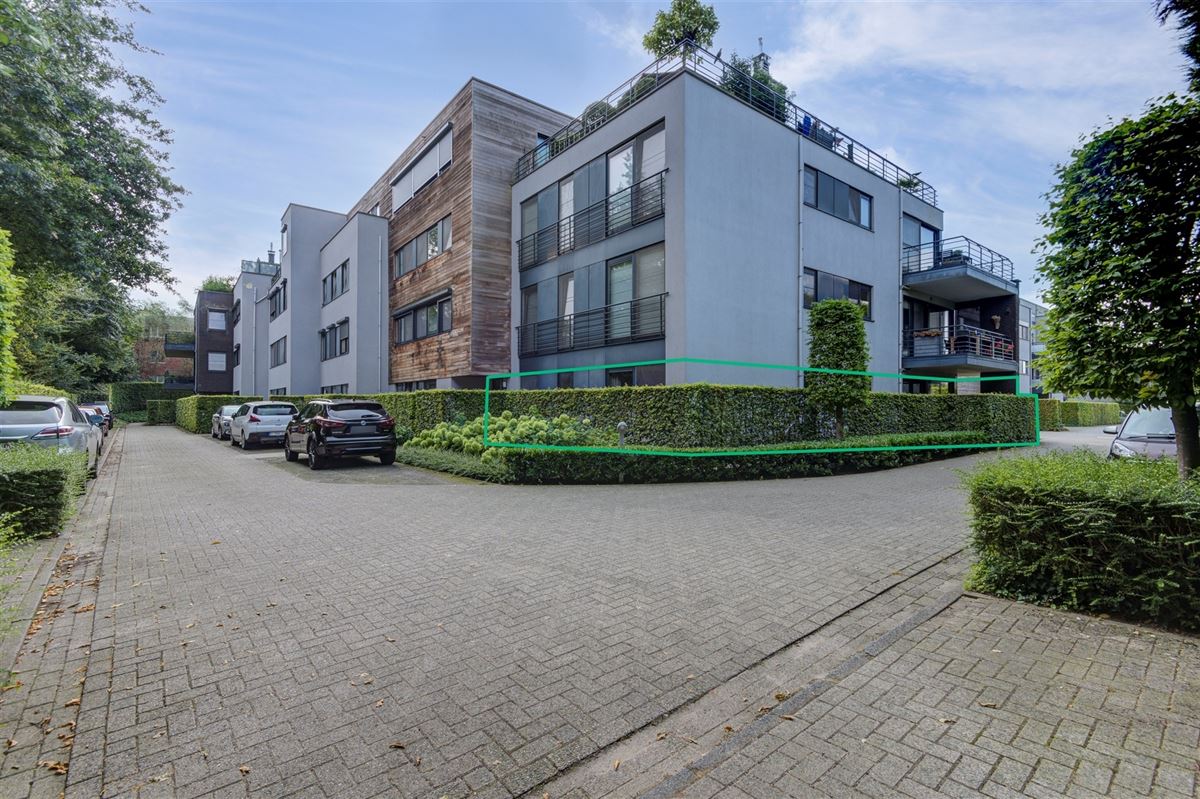 Gelijkvloers appartement met een gezellig terras.
