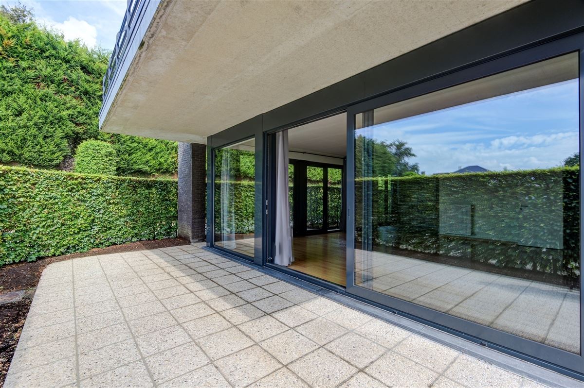 Gelijkvloers appartement met een gezellig terras.