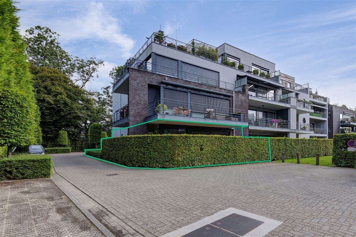 Gelijkvloers appartement met een gezellig terras.